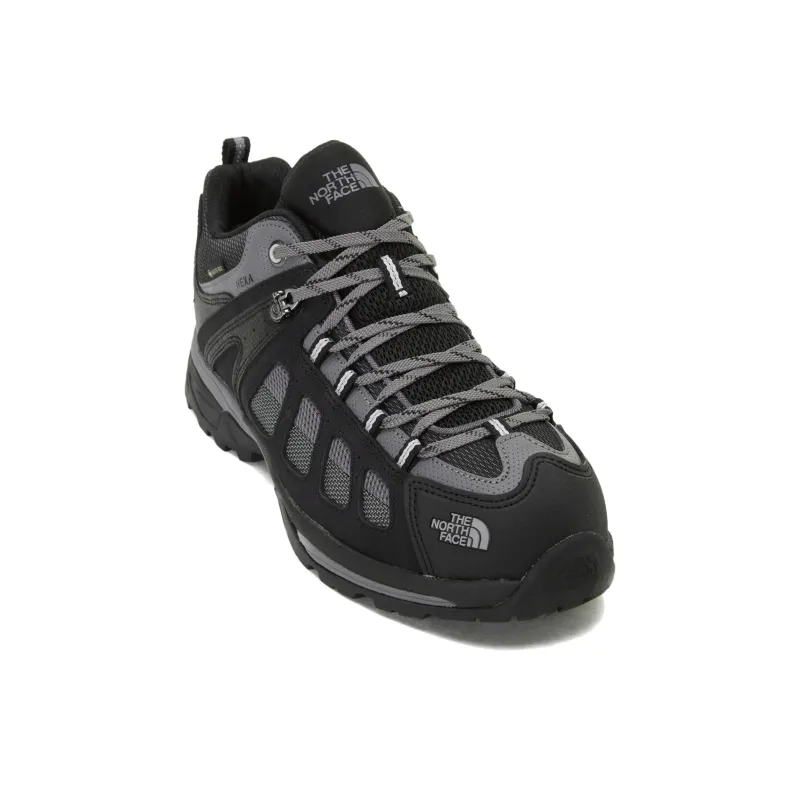 THE NORTH FACE Cushioning Slip Resistant Low Top Hiking Shoes Men's Black-2