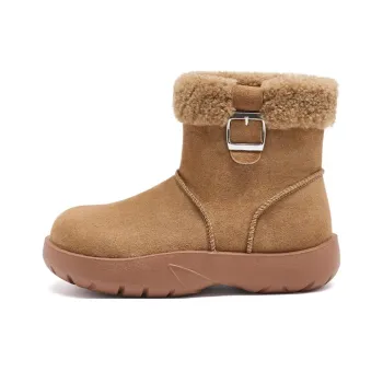 AGSDON Warm Short Snow Boots Women's