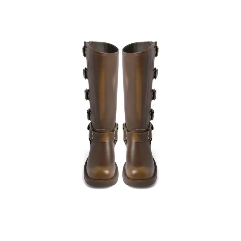 BELLE Knee-high Boots 5cm Women's-3