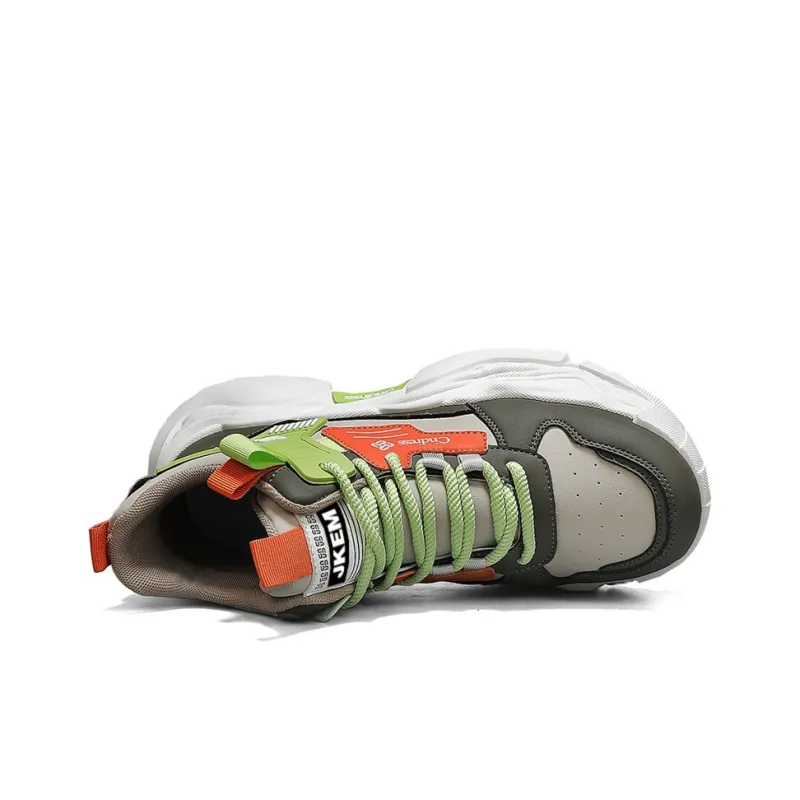 JKEM Anti-Slip And Wear-Resistant Warm High-Top Chunky Sneakers Men's-7