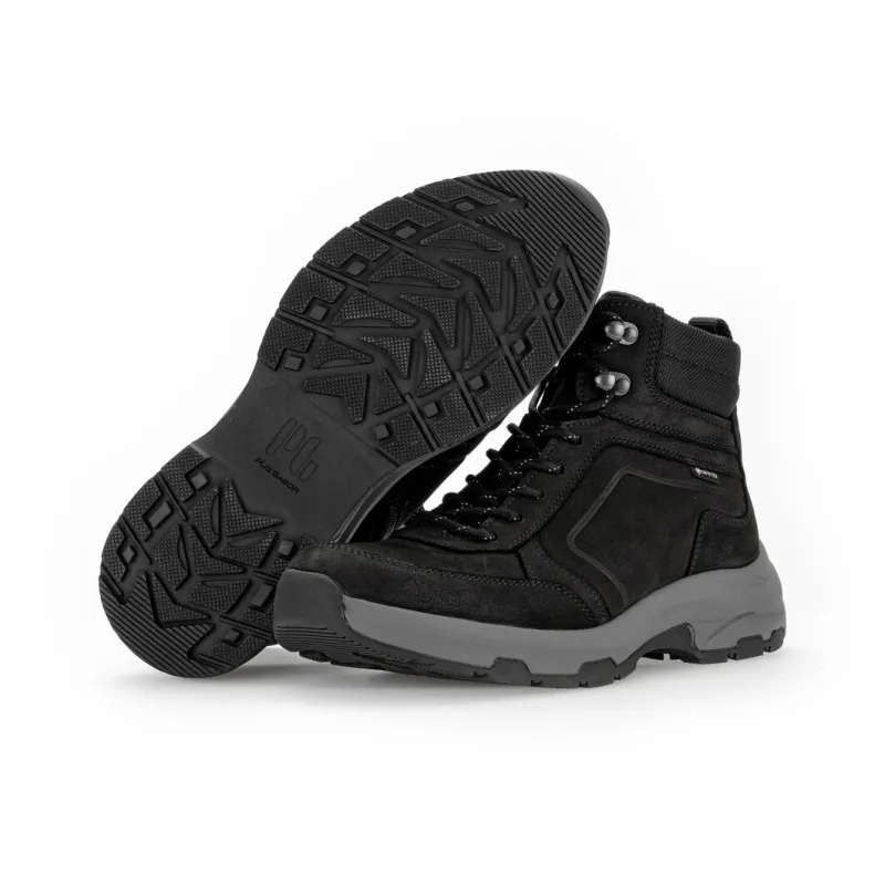 Gabor Pius Wear-Resistant Slip-Resistant Short Outdoor Boots 4cm Men's Black-4