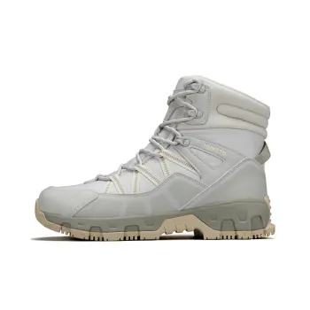 HUMTTO Cushioning Coverage Balance Short Mid Calf Snow Boots Men's Beige Matcha Green