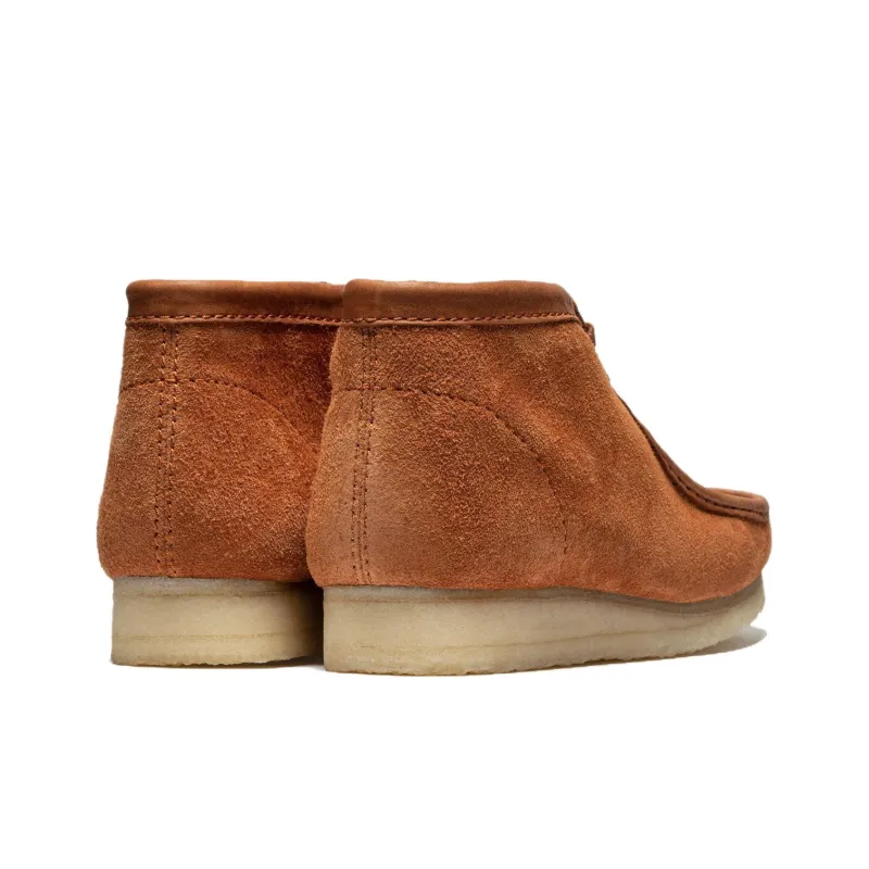 Clarks Wallabee Boots 'Tan Hairy Suede'-3