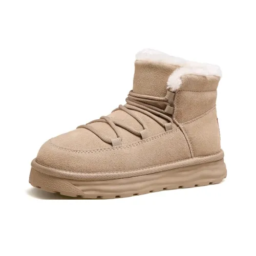 CAMEL Warm Slip Resistant Short Snow Boots Women's