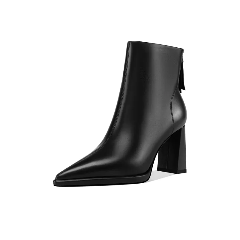 Shesrim Ankle Boots 8cm Women's Black-1
