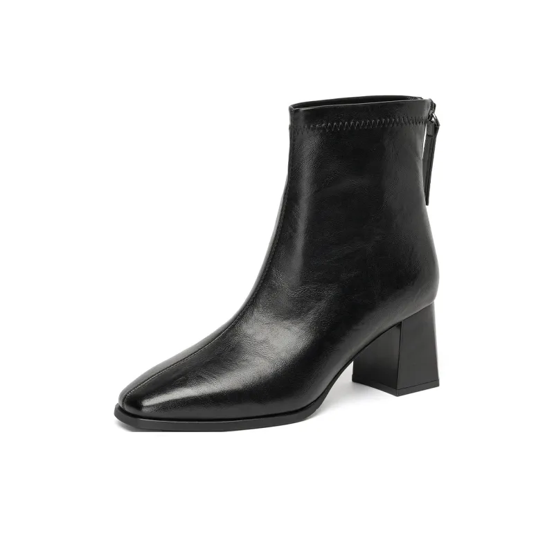 GEMEIQ Ankle Boots Women's Black/Brown-0