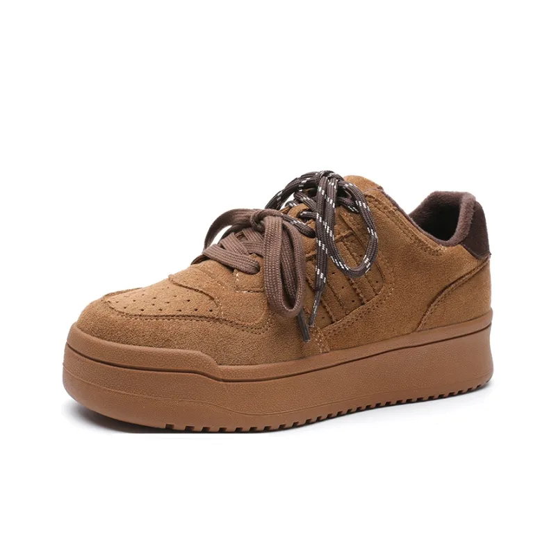 ABIDJAN Height Increasing Abrasion Resistant Low Top Skateboard Shoes Women's-6