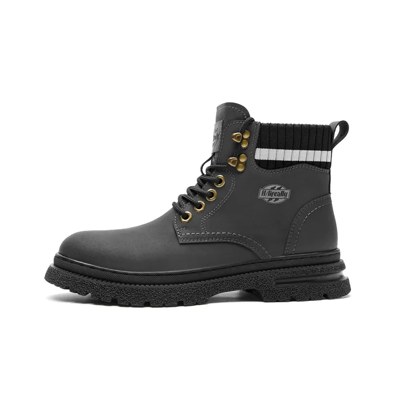 HLA Short Outdoor Boots 4.5cm Men's-9