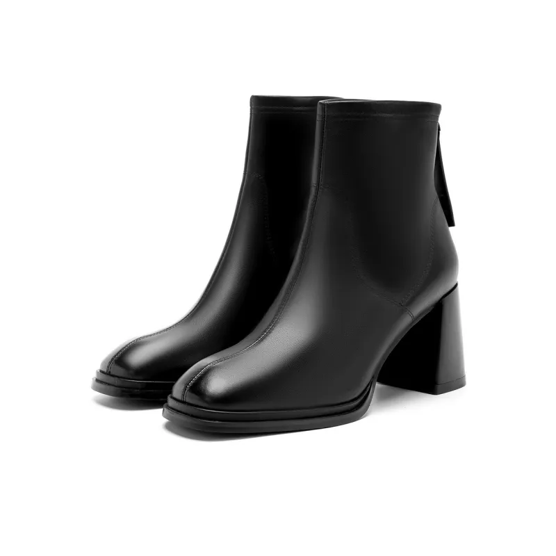 HARSON Ankle Boots 7.2cm Women's Black-1