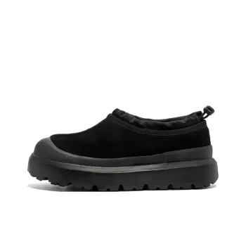 Angelmi Warm Wear Resistant Slip Resistant Ankle Length Snow Boots Unisex Black