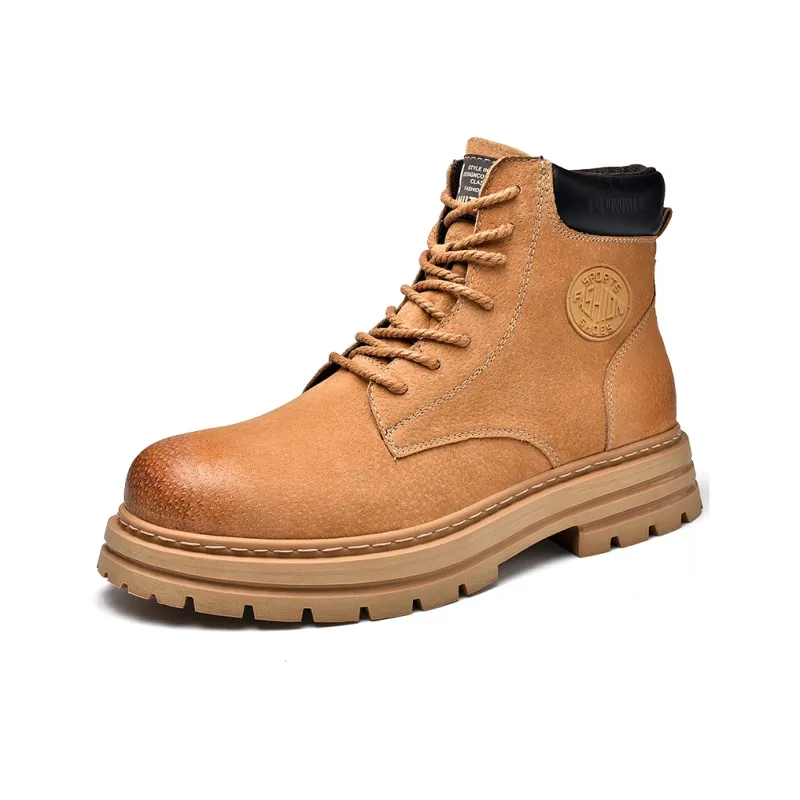 Dunnu Martin Boots Men Gold-1