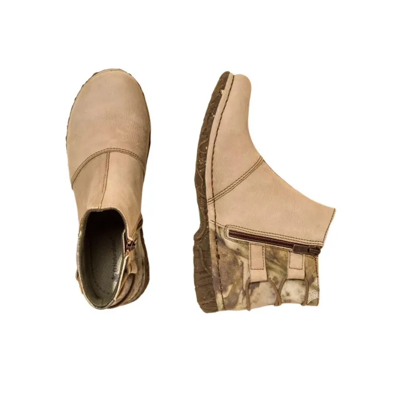 El Naturalista ANGKOR Ankle Boots 2cm Women's Light Brown-2