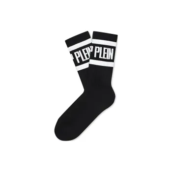PHILIPP PLEIN FW22 Mid-Calf Socks Unisex 1 Pack Black