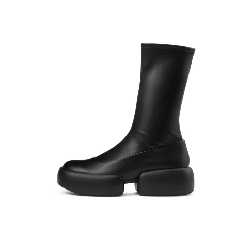 CHARLES&KEITH Small Ck Ankle Boots 4.5cm Women's
