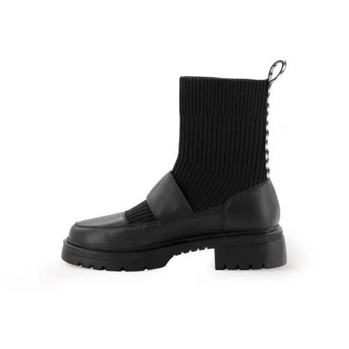MINGUANG Ankle tokyo Low Heel Women's Black