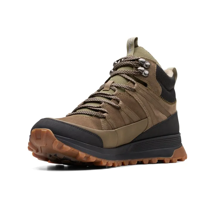 Clarks Outdoor Boots Men Dark Olive Green-1