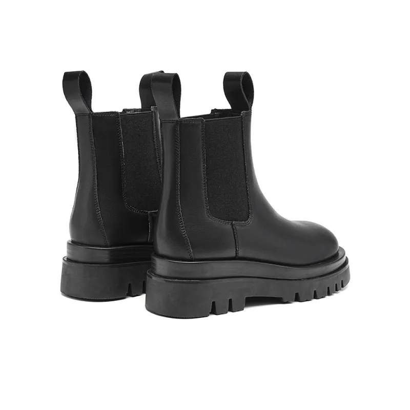 EBLAN Ankle Length Chelsea Boots Women's Black-4