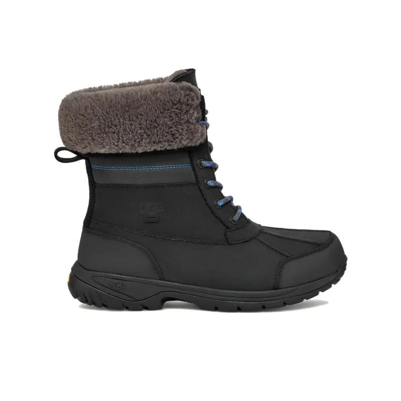 UGG Short Mid-Calf Outdoor Boots Men's Black-1