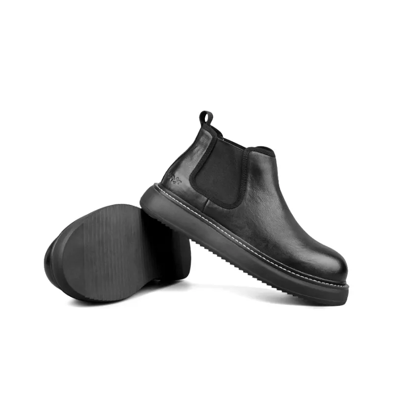 LOHAN·SIR Short Chelsea Boots Platform Men's-10