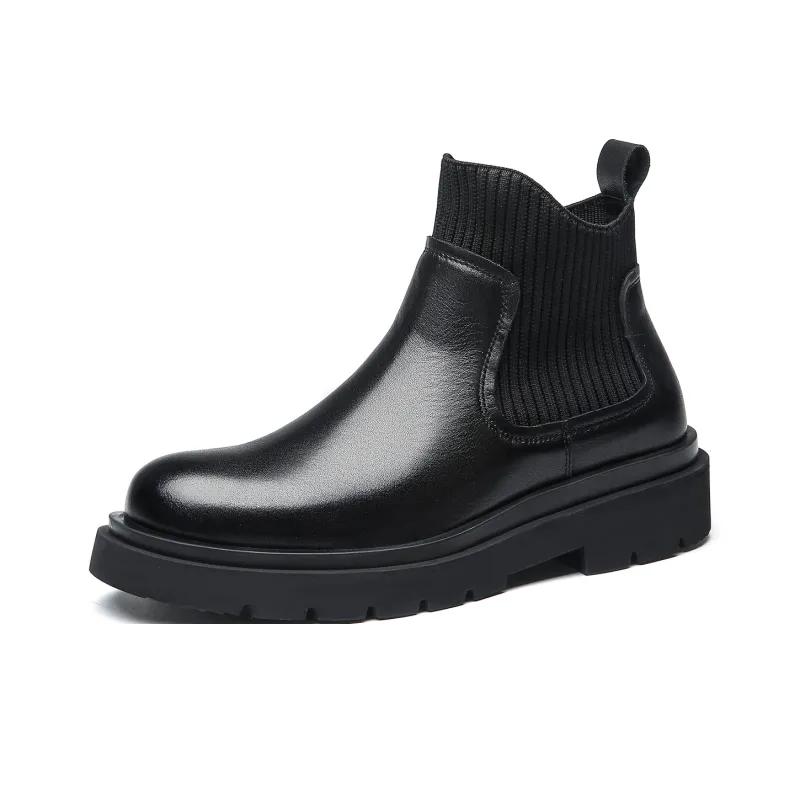 CHINT Chelsea Boots Men Black-0