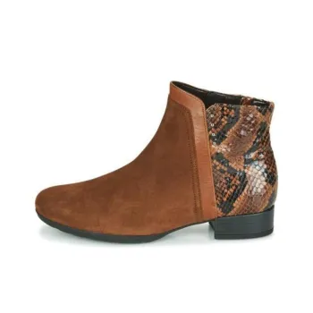 Gabor Camel Ankle Boots Women's Brown Black