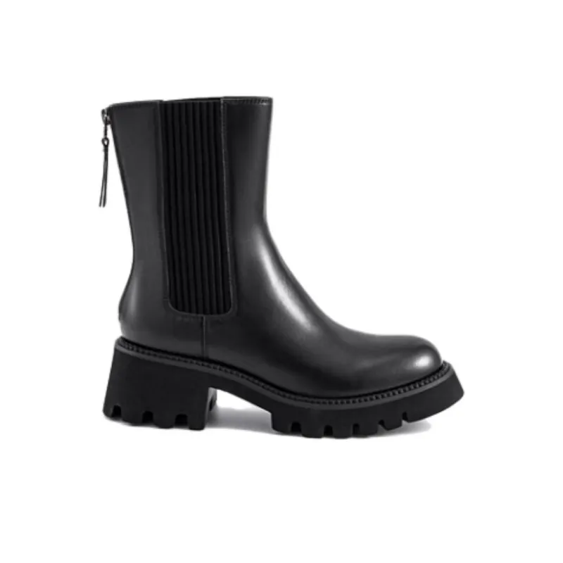 SAM EDELMAN Short Chelsea Boots Women's Black-1