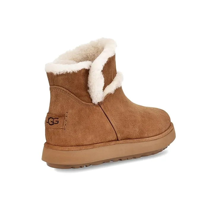 UGG Classic Mini Spill Seam Blvd Snow Boots Brown Women's-3