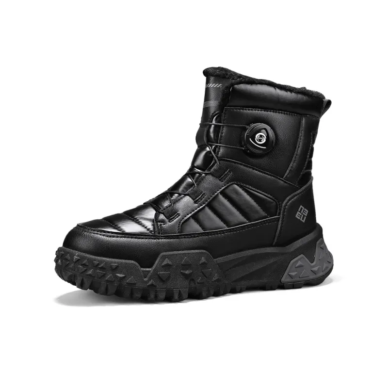 GNVA Warm Short Mid Calf Snow Boots Men's-1