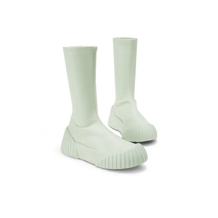 CHARLES&KEITH Mid Calf Boots Women's Black-5
