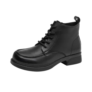 AOKANG Short Martin Boot 3.5cm Women's Black