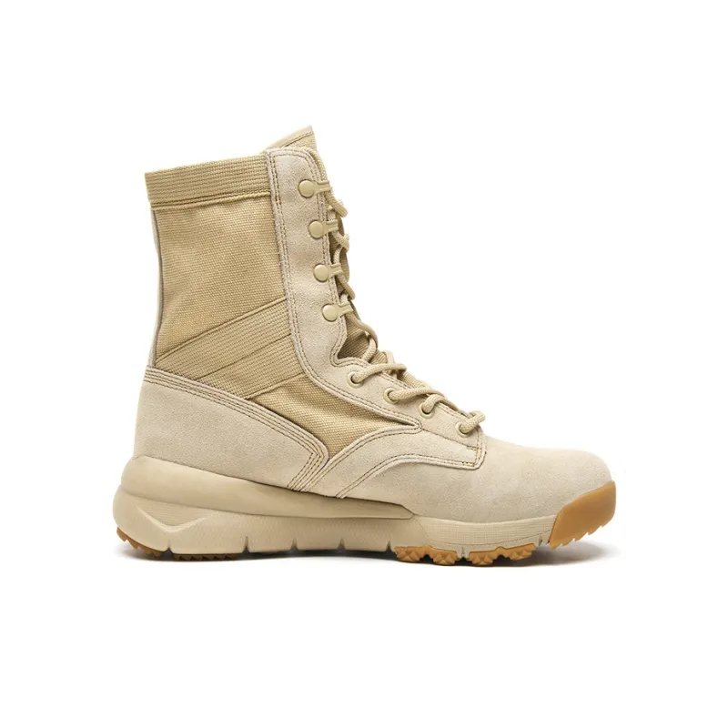 XIANGGUAN Warm Wear Resistant Cushioning Crew Outdoor Boots Unisex Sand-1