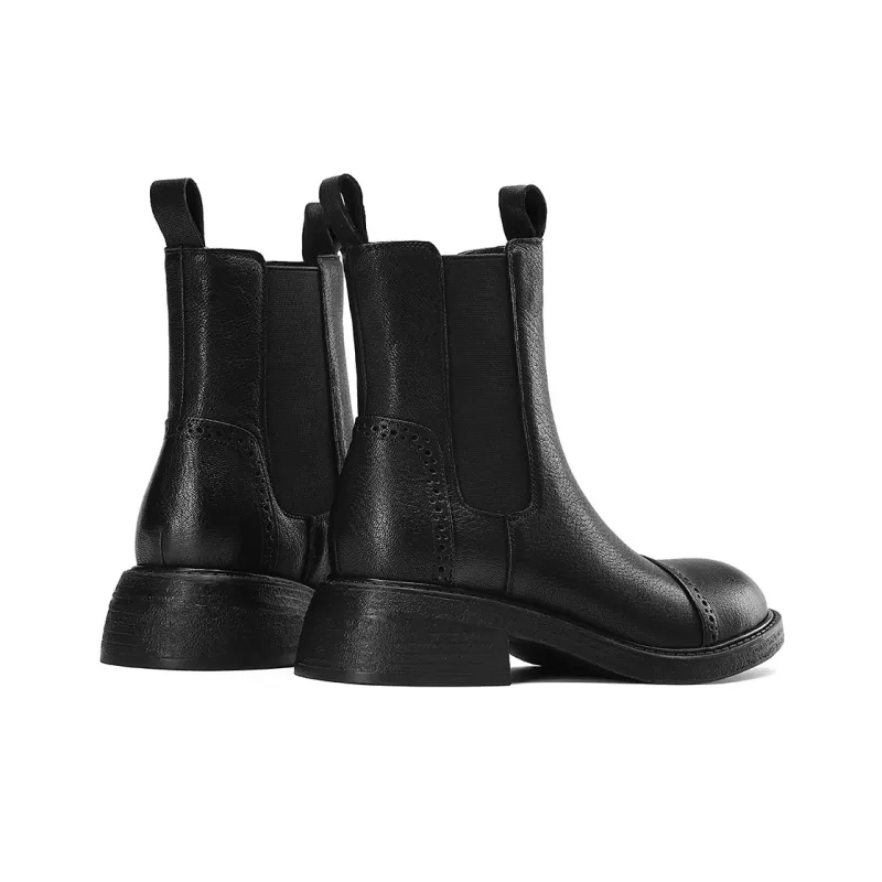 BOSSSUNWEN Short Chelsea Boots 4.5cm Women's-3