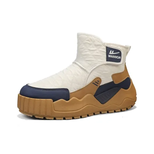 Warrior Warm Coverage Height Increasing Wear Resistant Slip Resistant Short Snow A53 Men's Beige Khaki Dark Blue