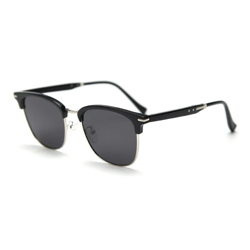 AAJF Plate Frame Oval Sunglasses Unisex-3
