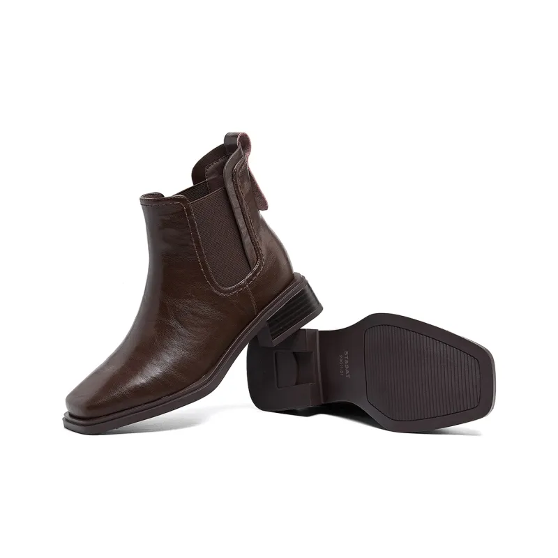 ST&SAT Short Chelsea Boots 3.5CM Women's-9