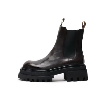 Viplander Crew Chelsea Boots 8CM Men's Coffee