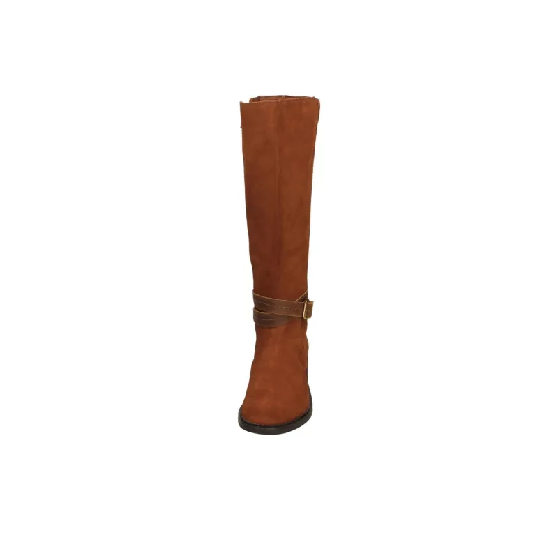 Clarks Knee-high Boots Women's Dark Brown-3