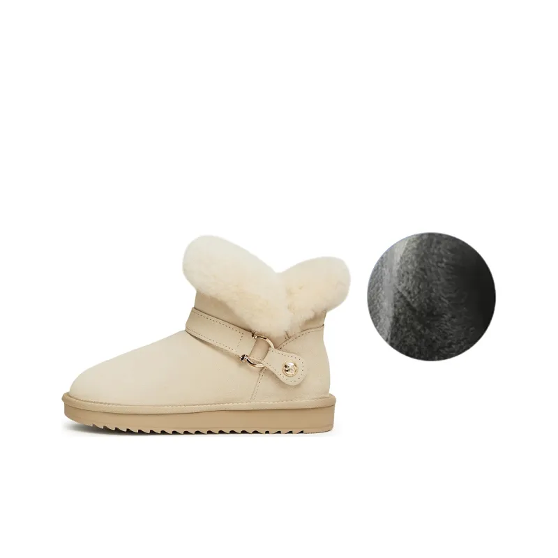 Teenmix Short Snow Boots 3cm Women's-15