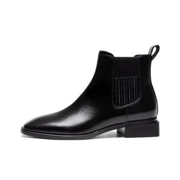Satchi Short Chelsea Boots 3.5cm Women's Black