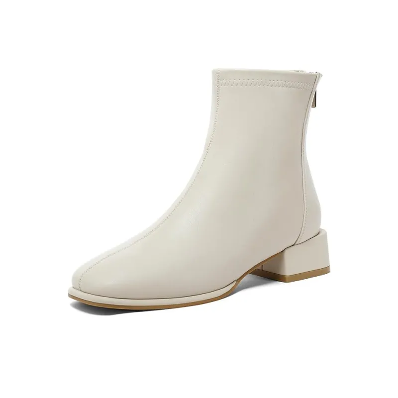 Senda Ankle Boots Women's Black/White/Brown-21