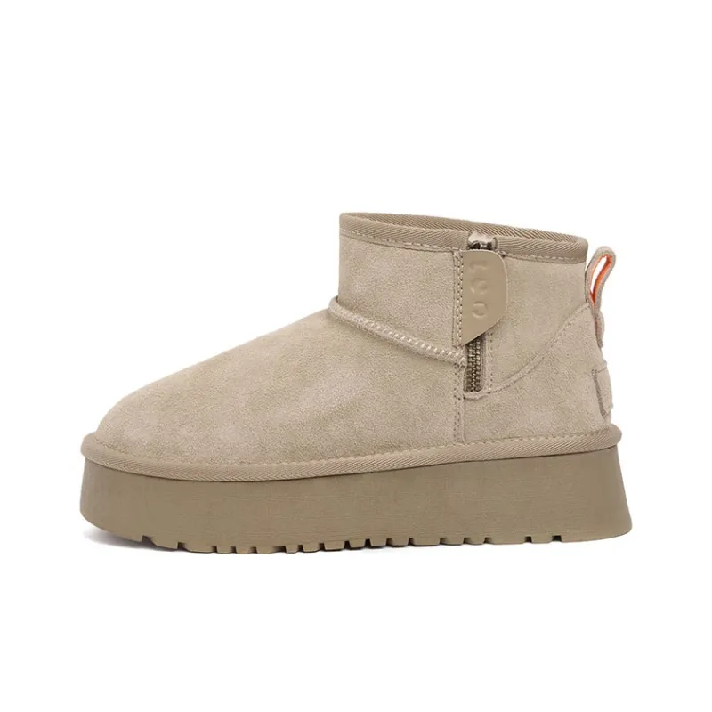 JOSINY Snow Boots Women's Camel/Khaki-0