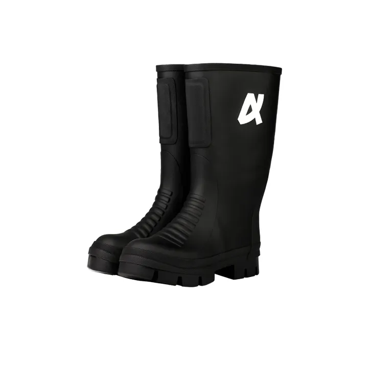 LAST LAZY Slip Resistant Warm Highway Rain Boots Unisex-1