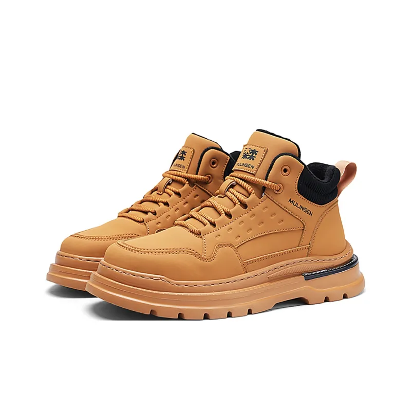 Mulinsen Martin Boots Men Earth Yellow/Khaki-1