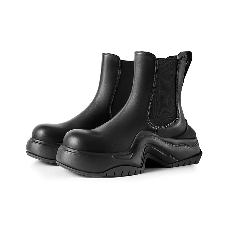 CHERYKALLY 12cm Ankle Boots 6cm Women's White Black-8