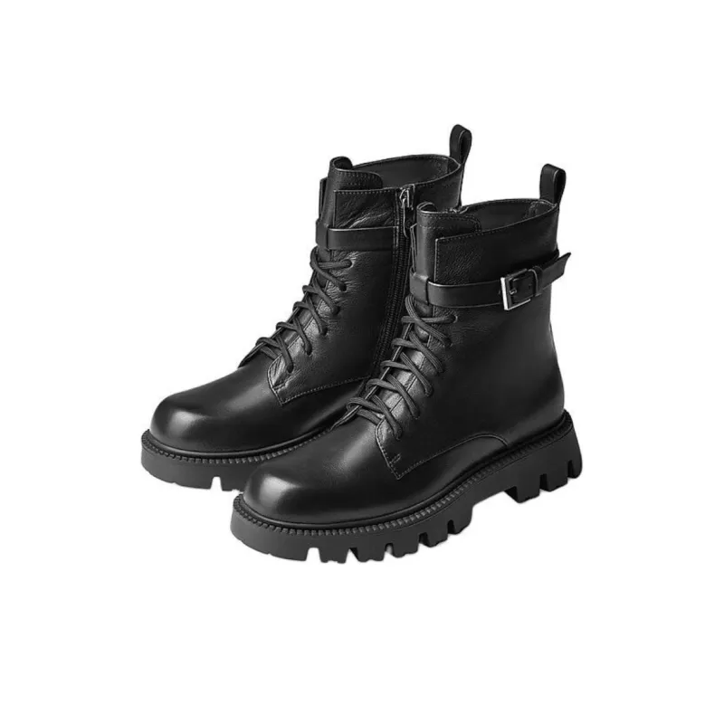 73Hours Sea Wave Echo Short Martin Boot Women's Black-2