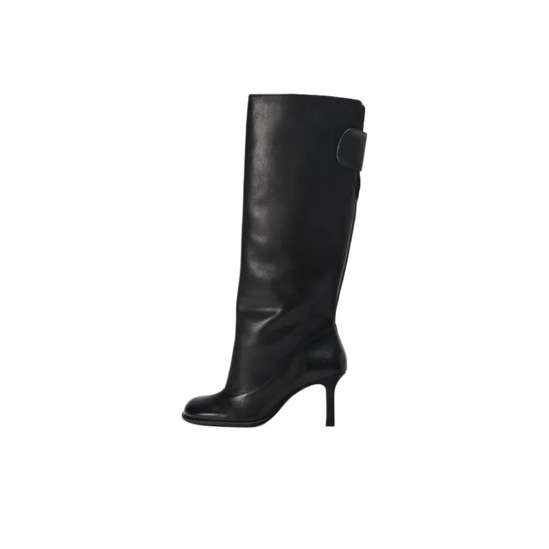 ZARA Knee-high Boots Women's Black-0