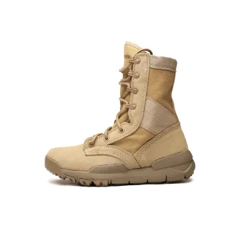Dunnu Height Increasing Wear Resistant Crew Outdoor Boots Men's Khaki
