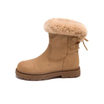 AGSDON Warm And Wear Resistant 14cm Snow Boots Women's