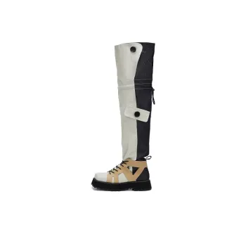 Lost In Echo Angled Square Toe Collection Knee high Boots Women's Sand