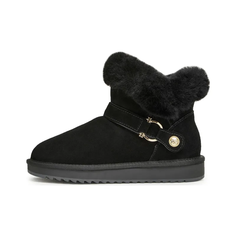 Teenmix Short Snow Boots 3cm Women's-21